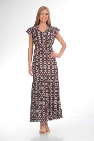 Платье TVIN 5218 коричневый - фото 1