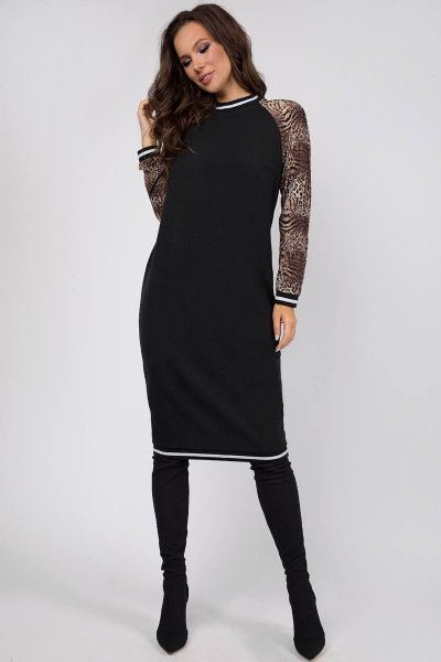 Платье Teffi Style L-1452 черный - фото 2