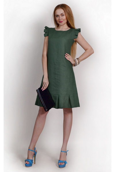 Платье Mont Pellier 811 7-зеленый - фото 1