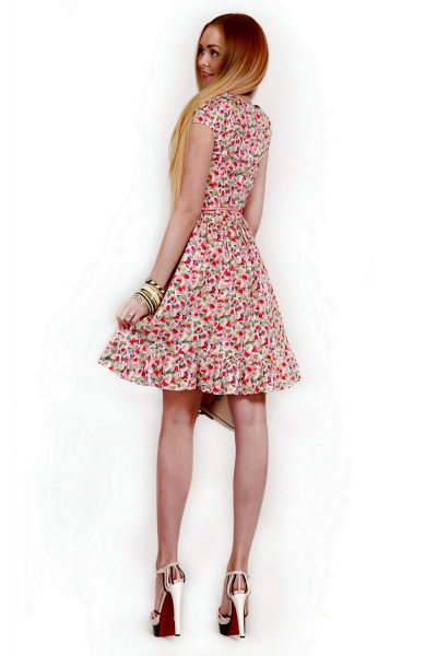 Платье Monica 55150 1-розовый+жасмин - фото 2