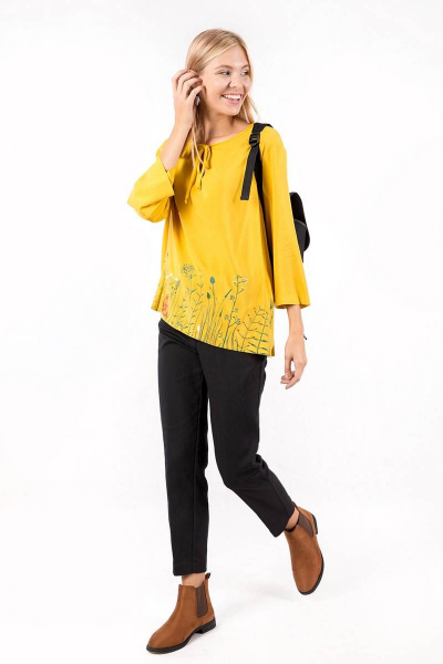 Блуза Daloria 6088 желтый - фото 2