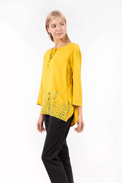 Блуза Daloria 6088 желтый - фото 4