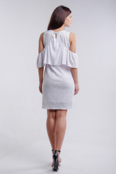 Платье Nat Max ШПЛ-0021-16 белый - фото 3