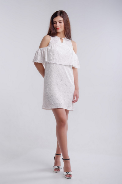 Платье Nat Max ШПЛ-0021-16 молочный - фото 2