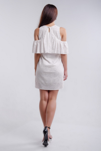 Платье Nat Max ШПЛ-0021-16 молочный - фото 4