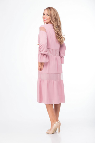 Платье Anelli 789 розовый - фото 5