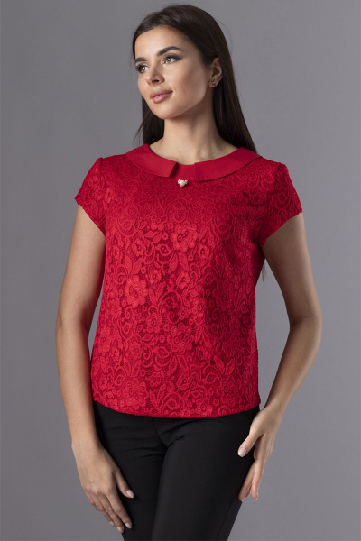 Блуза VIZAVI 554 красный - фото 1