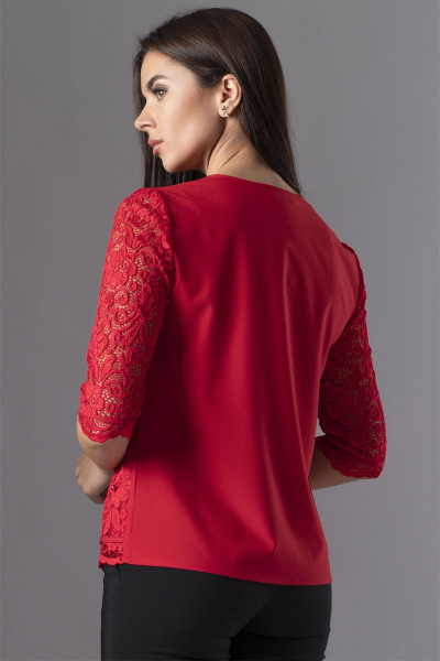 Блуза VIZAVI 584 красный - фото 2