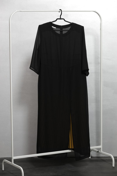 Платье Mubliz 420 черный-желтый - фото 4