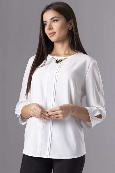 Блуза VIZAVI 577 белый - фото 1
