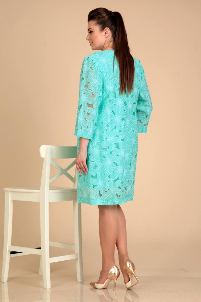 Кардиган, платье Liona Style 590 мята - фото 3