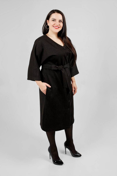 Платье Legend Style D-055 черный - фото 2