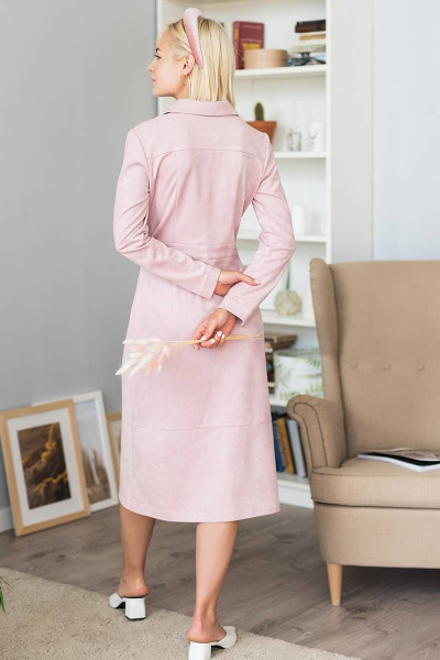 Платье Totallook 19-4-70 розовый - фото 3