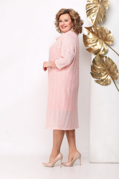 Платье Michel chic 965 розовый - фото 3
