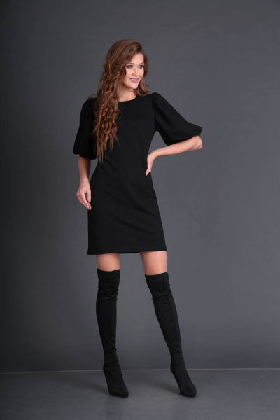 Платье DoMira 01-541 черный - фото 1