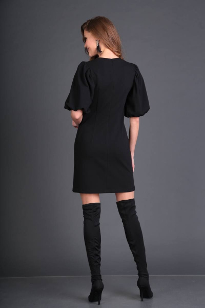 Платье DoMira 01-541 черный - фото 4