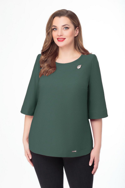Блуза DaLi 3152 тёмно-зеленый - фото 1