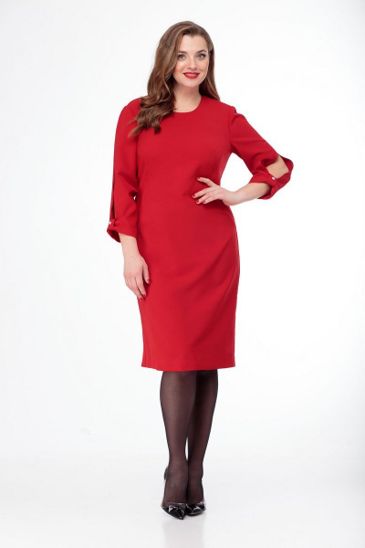 Платье Talia fashion 322 красный - фото 2