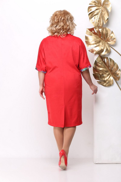 Платье Michel chic 955 красный - фото 3