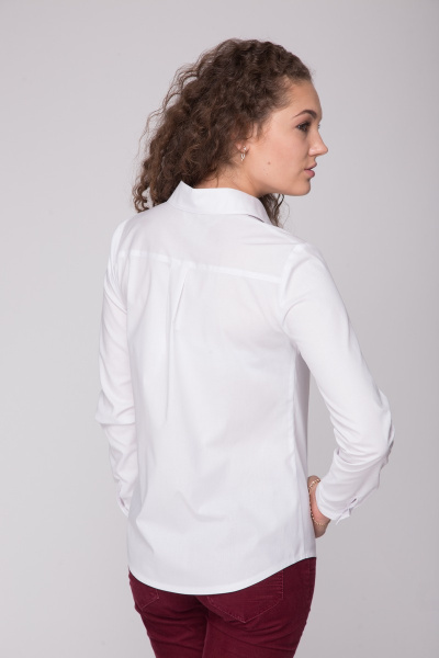 Рубашка LadyThreeStars 1763 белый - фото 2