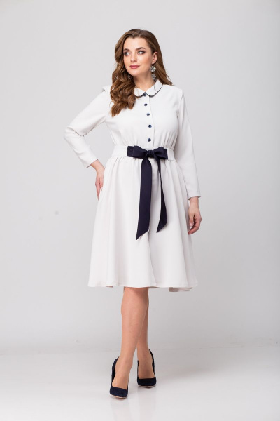 Блуза, платье Djerza 1444 белый - фото 3