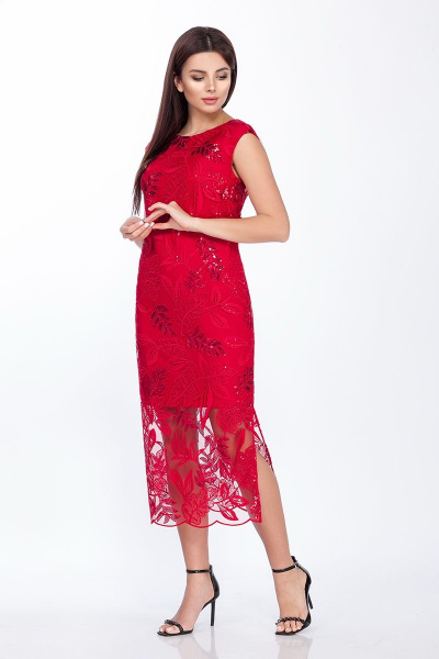 Платье Prestige 3556/170 красный - фото 1