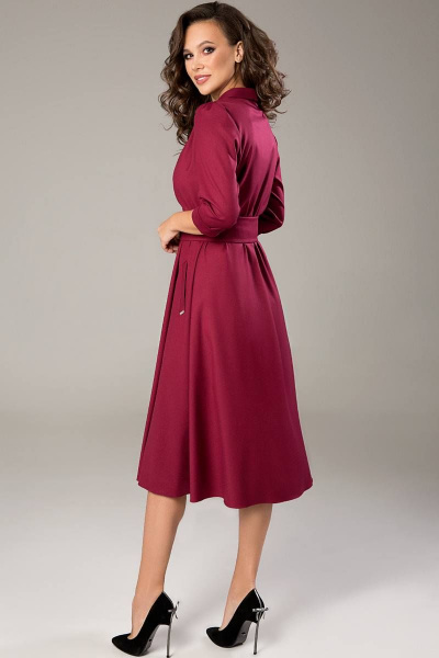 Платье Teffi Style L-1446 бордо - фото 2