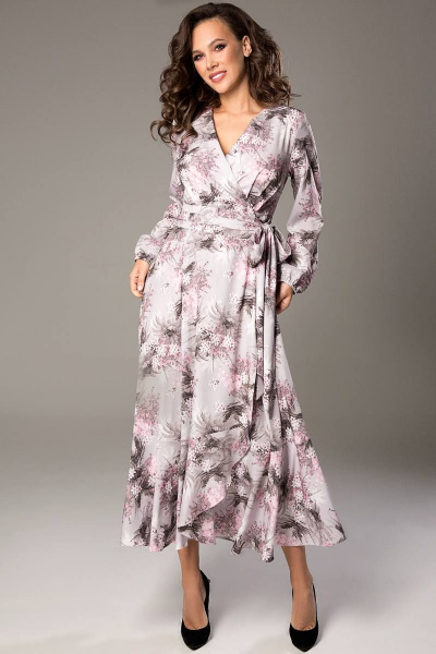 Платье Teffi Style L-1417 папоротник - фото 1