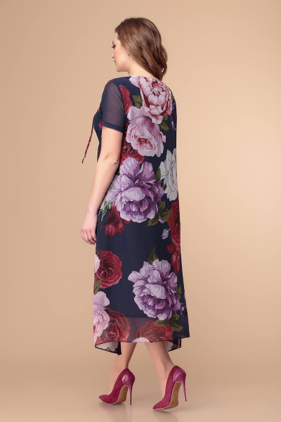 Платье Romanovich Style 1-1332 крупные_пионы - фото 2