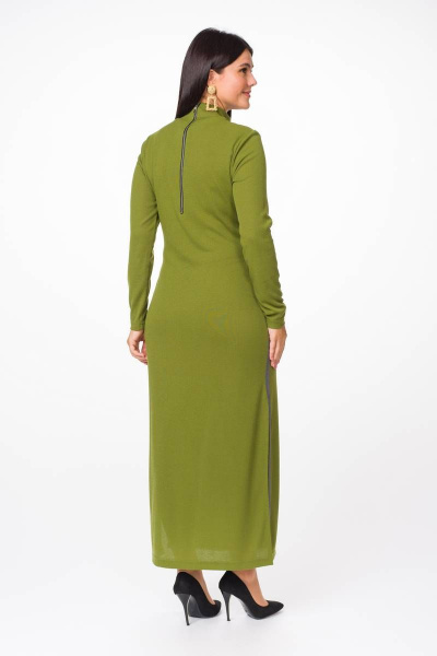 Платье Melissena 1011 зеленое - фото 2