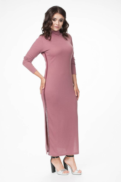 Платье Melissena 1011 розовое - фото 1