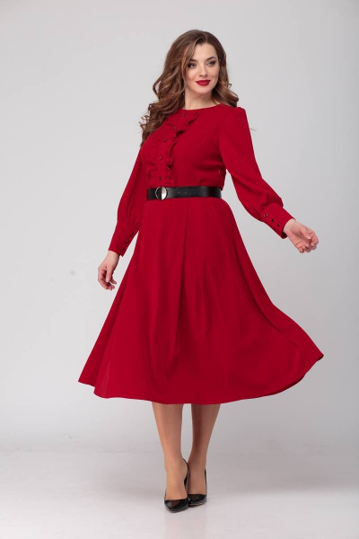 Платье Shetti 1055 красный - фото 1