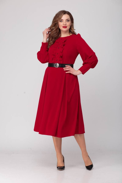 Платье Shetti 1055 красный - фото 2