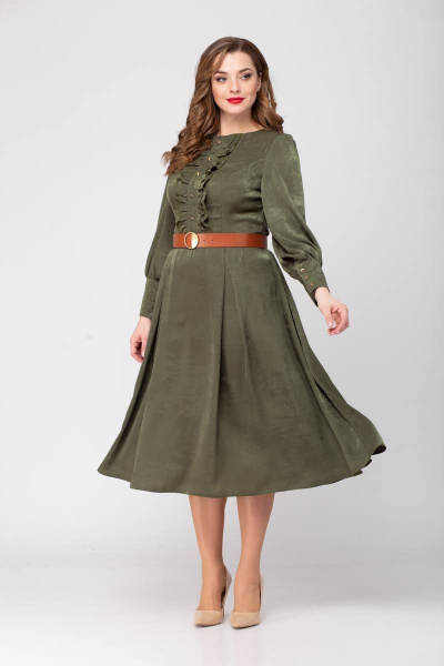 Платье Shetti 1055 зеленый - фото 2