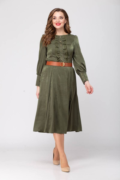 Платье Shetti 1055 зеленый - фото 5