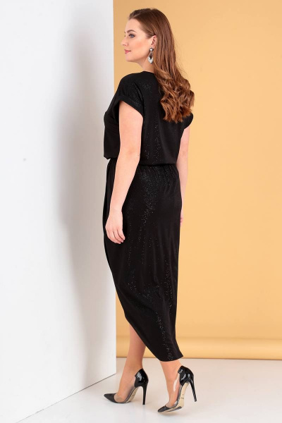 Платье Liona Style 732 черный - фото 2