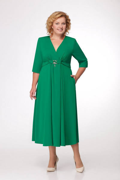 Платье Slaviaelit 401 зеленый - фото 1