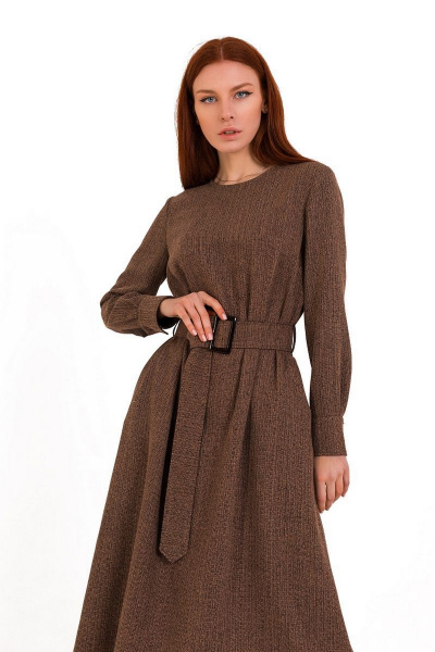 Платье Individual design 19139 коричневый - фото 1