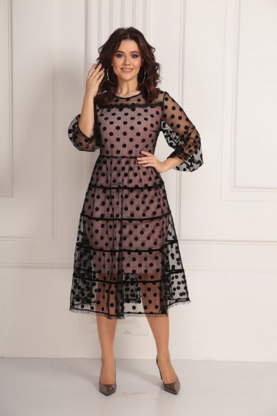 Платье Solomeya Lux 673 розовый - фото 1
