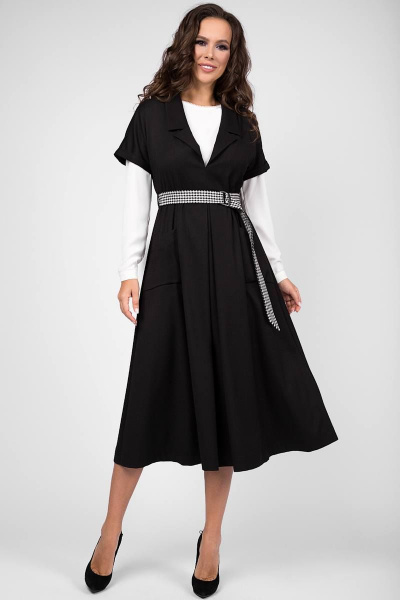 Платье Teffi Style L-1462 черный - фото 1