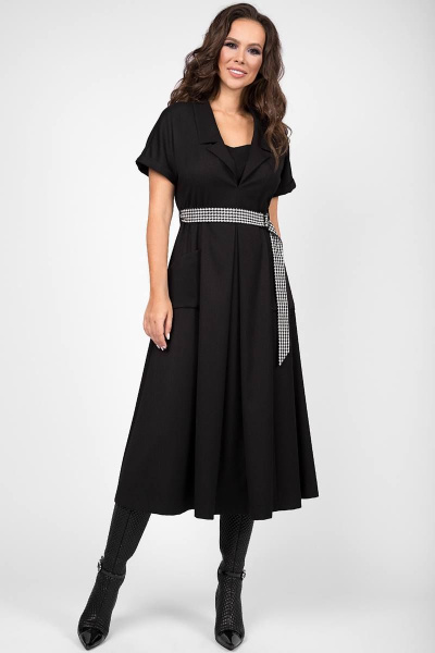Платье Teffi Style L-1462 черный - фото 2