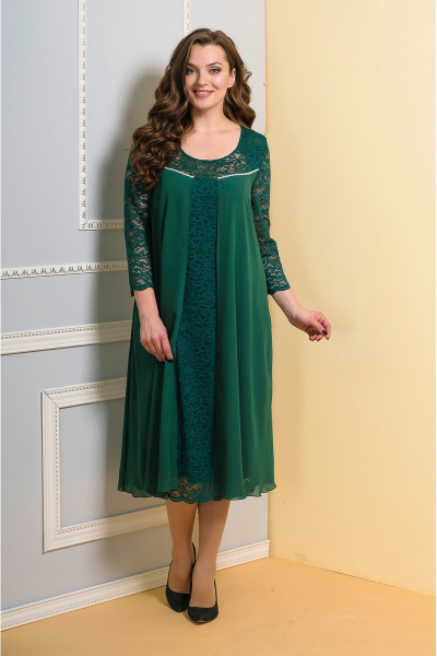 Платье Diomel 515 зеленый - фото 1
