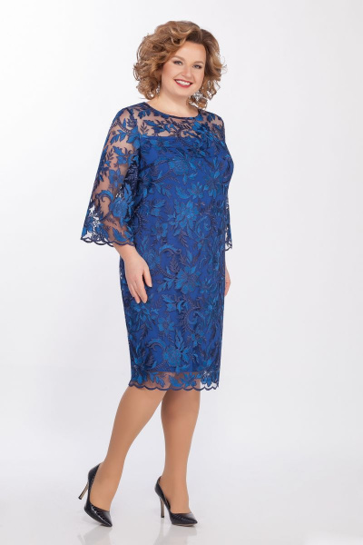 Платье LaKona 969 сине-васильковый - фото 1