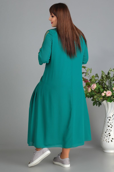 Платье Algranda by Новелла Шарм А3350-изумруд - фото 3