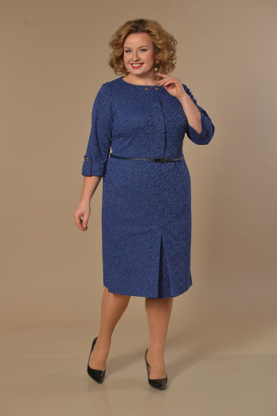 Платье Lady Style Classic 771 синий - фото 1