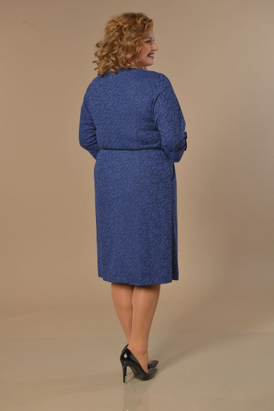 Платье Lady Style Classic 771 синий - фото 2