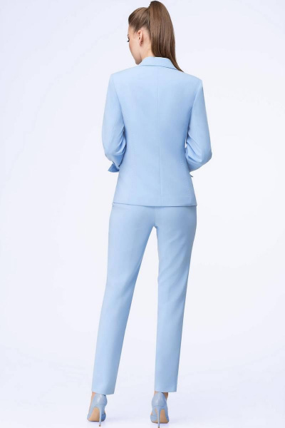 Блуза, брюки, жакет LeNata 31796 светло-голубой - фото 9