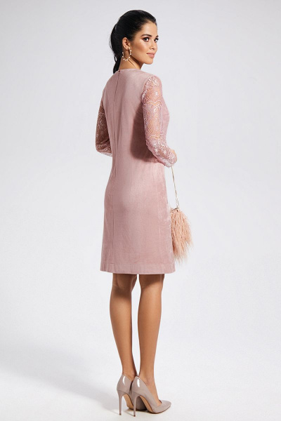 Платье AYZE 1469 розовый - фото 5