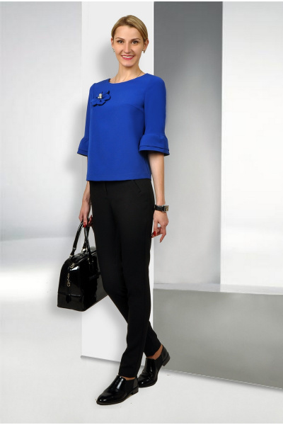 Блуза Talia fashion 075 васильковый - фото 1