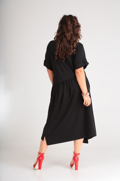 Платье Andrea Style 00167 черный - фото 6